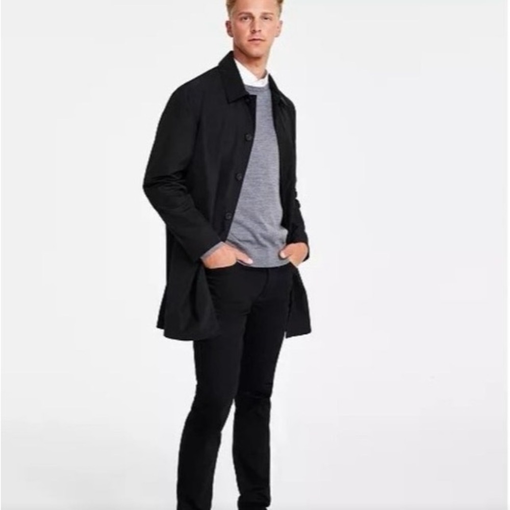 Calvin Klein Black Coat for Men